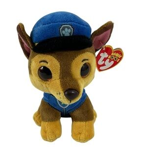 Ty Beanie Boos Paw Patrol Chase with Tags Stuffed Animal Plush Toy
